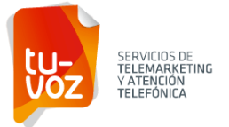 Logotipo de Tu Voz - Call Center con plataforma en Valencia